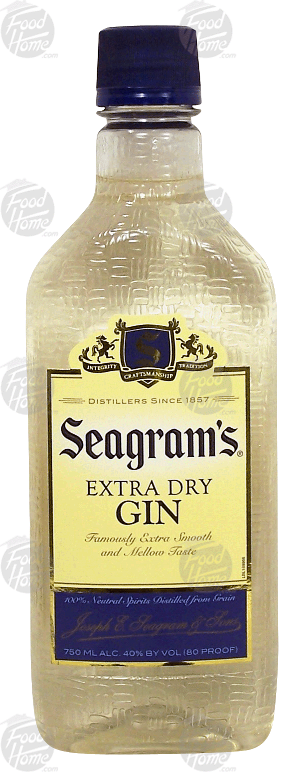 Seagram's  extra dry gin, 40% alc. by vol. Full-Size Picture